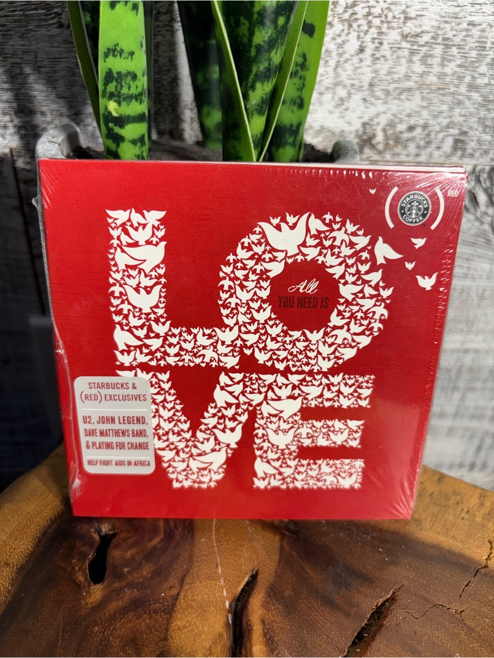 3/$30 Starbucks | NWT (PRODUCT)RED "All You Need is LOVE" 2009 Promo Charity CD